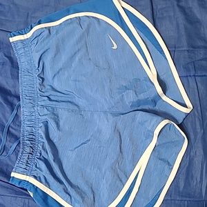 Nike Dri-Fit Running Shorts - Blue Heather / White (Size Small)